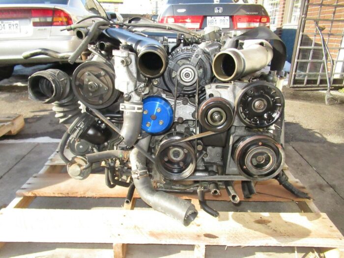 JDM MAZDA RX7 13BTT TWIN TURBO ENGINE FD3S RX7 TWIN TURBO ENGINE AUTOMATIC TRANS - Image 2