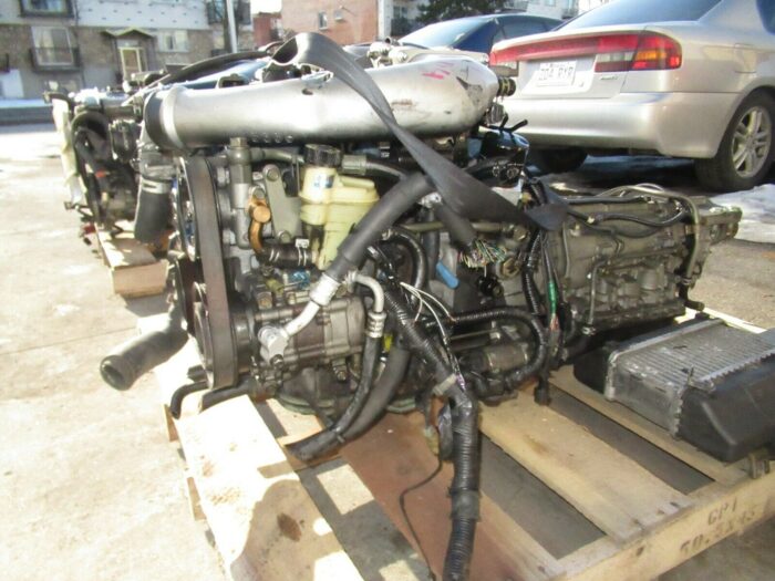 JDM MAZDA RX7 13BTT TWIN TURBO ENGINE FD3S RX7 TWIN TURBO ENGINE AUTOMATIC TRANS - Image 3